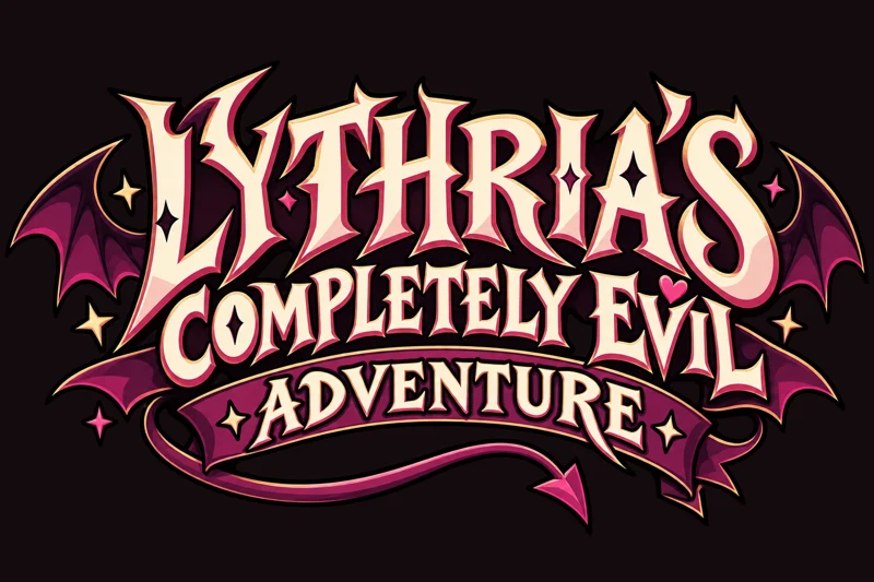 Lythria's Completely Evil Adventure title art